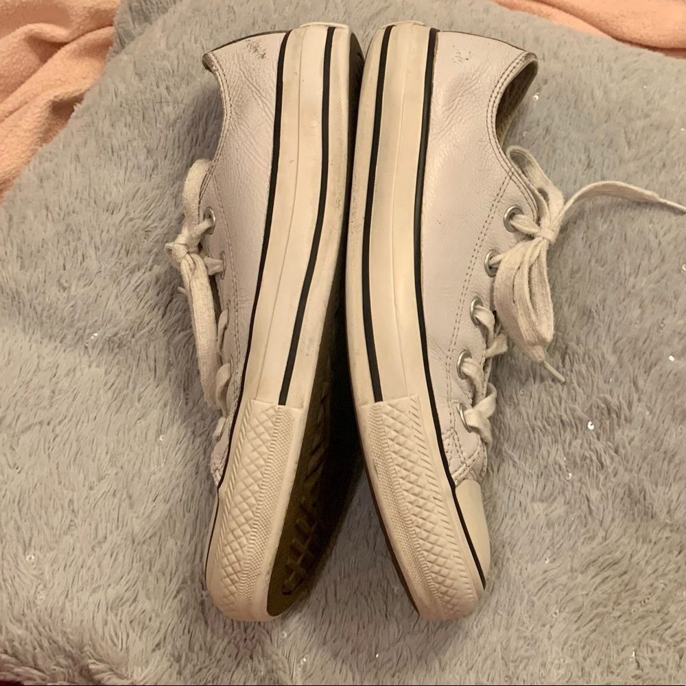 All Star Chuck Taylor Leather Converse Unisex Women’s 6 - Picture 5 of 11